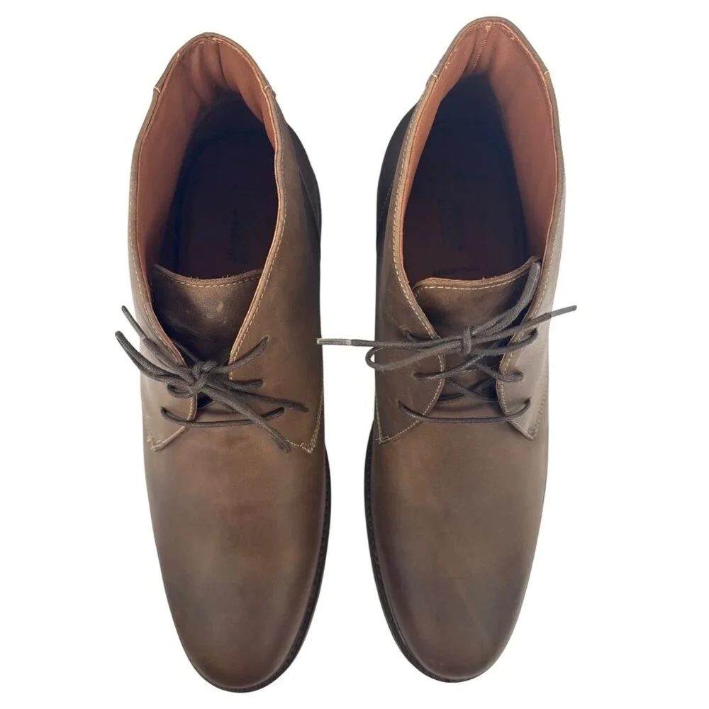 Johnston‎ & Murphy Men's Copeland Chukka 25-1870 Brown Leather Size 15M
